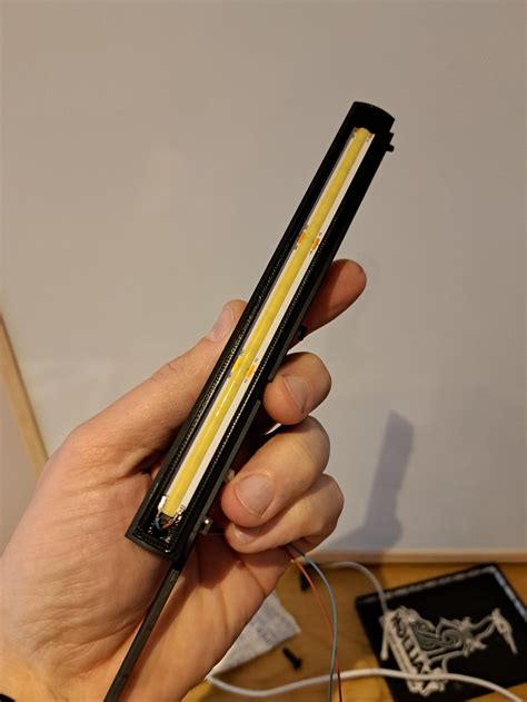 Bambu Stock light upgrade to 5v COB LED strip p1p p1s models.